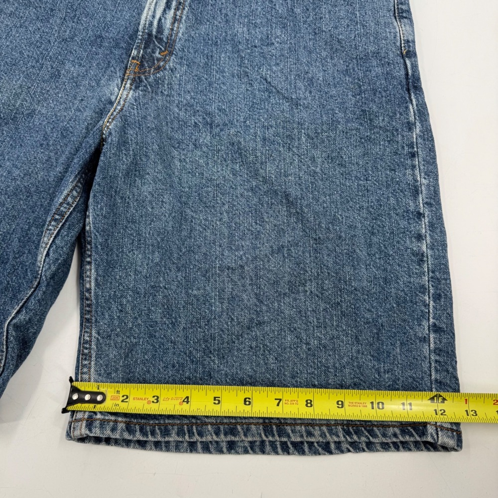 Levi's 550 Men's Relaxed Fit Denim Jean Shorts Blue Size 38 Y2K Baggy‎ - Picture 4 of 13